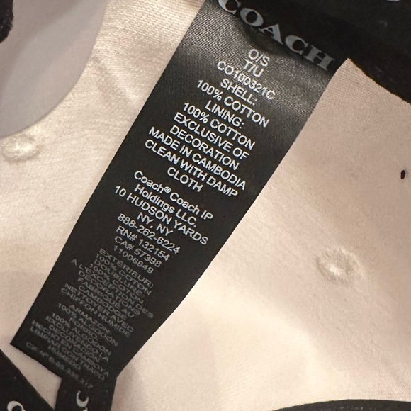 Coach Logo Embroidered Baseball Cap - Picture 9 of 9